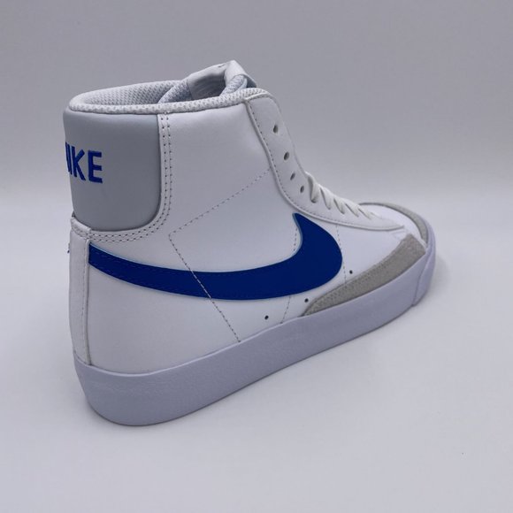 Nike Blazer Mid ' 77 White / Blue Womens Shoes - Picture 8 of 8
